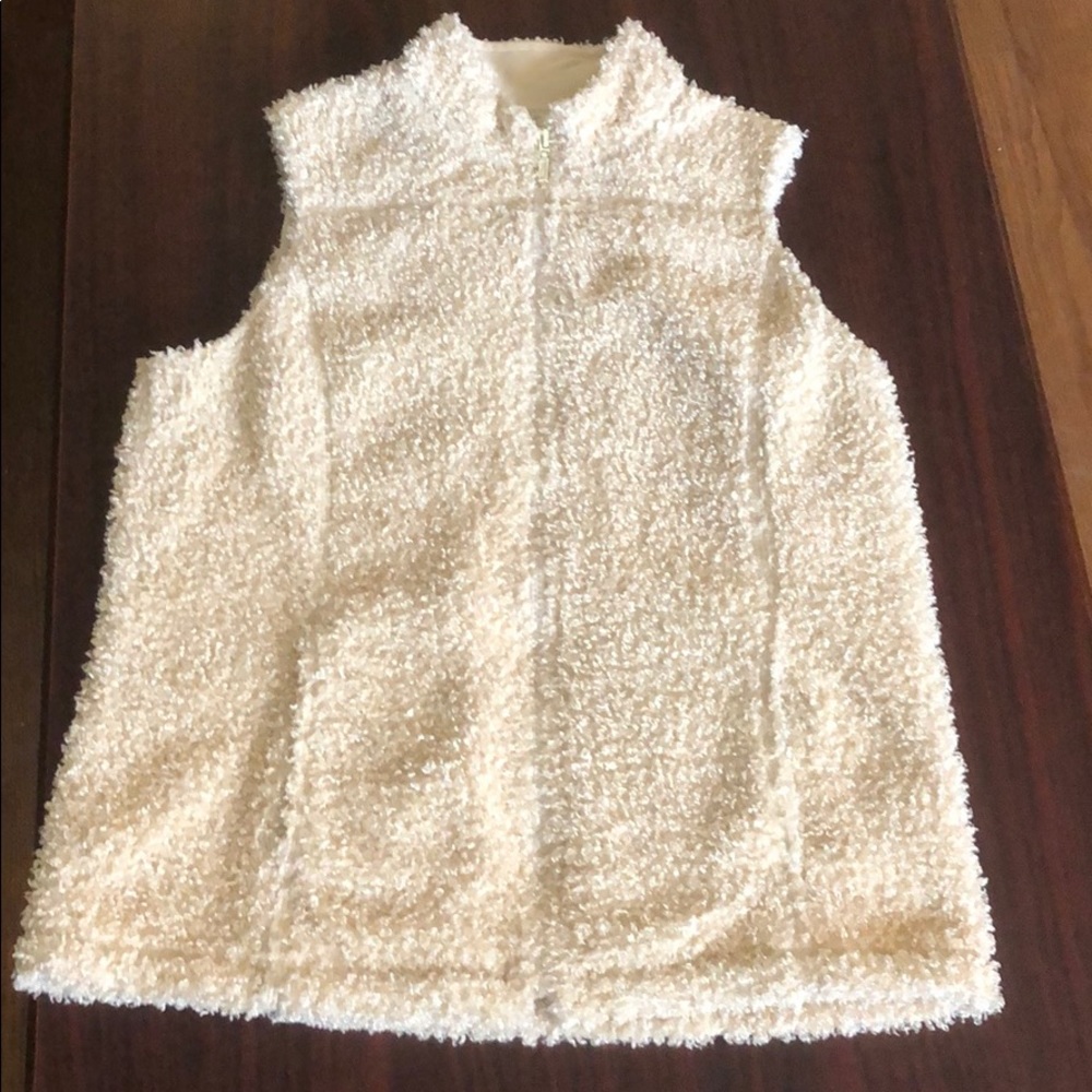 J.jill Crème colores vest
